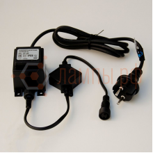спайдер(нить 3x20 м) мерцающ., СИНИЙ, 35W, черный провод - 24V IP54 гирлянда 600 LED с БП