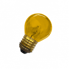 DECOR P45 CL 10W E27 YELLOW (230V) FOTON_LIGHTING  -  лампа