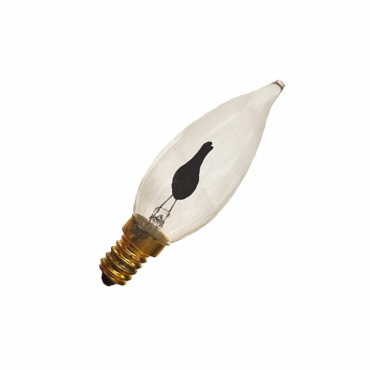 DECOR FLICKER CA32 3W CL E14  (230V) FOTON_LIGHTING  -  лампа мерцающий огонь d=32 l=104