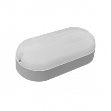FL-LED SOLO-Ellipse C+S 12W 4200K овальный IP65  1200Лм 12Вт 165*80*50мм (светильник с СВЧ+ФР дат.)