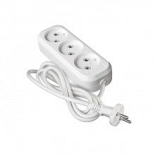 удлинитель 3х3м без заземл. 6А IP20 У6-639М ПВС2х0.75 без выкл. - UNIVersal