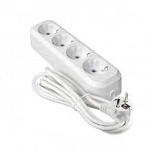 удлинитель  4х3м с заземл. 13А IP20 Е-304 ПВС3х1 без выкл. - UNIVersal